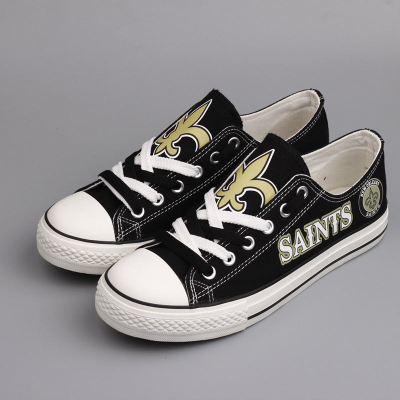 New Orleans Saints Low Top Canvas Sport Sneakers Shoes For Men Women Fans