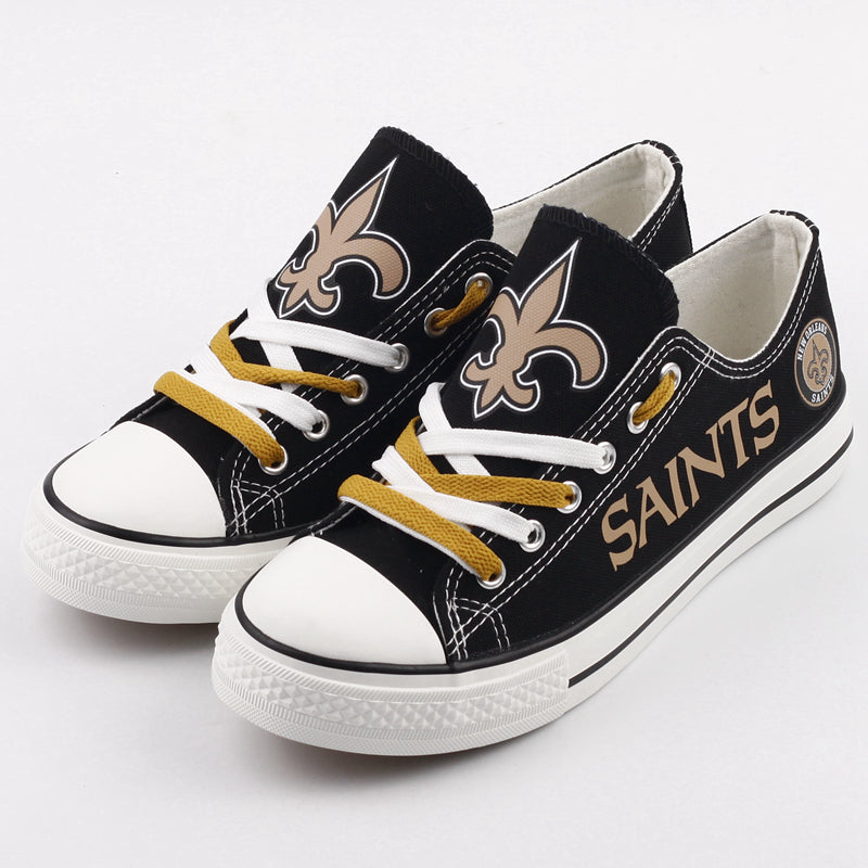 New Orleans Saints Low Top Canvas Sport Sneakers Shoes For Men Women Fans