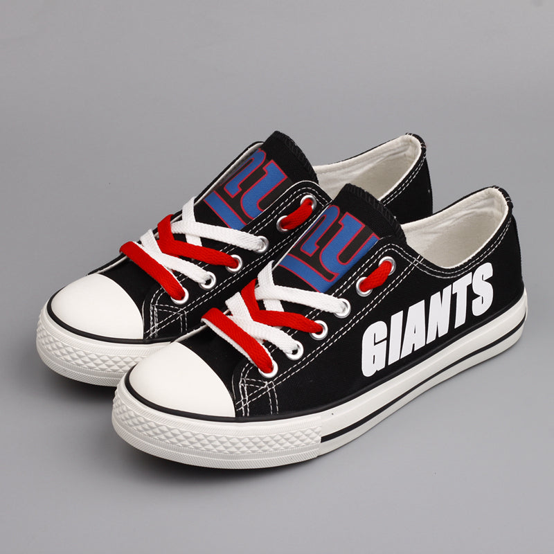 New York Giants Low Top Canvas Sport Sneakers Shoes For Men Women Fans