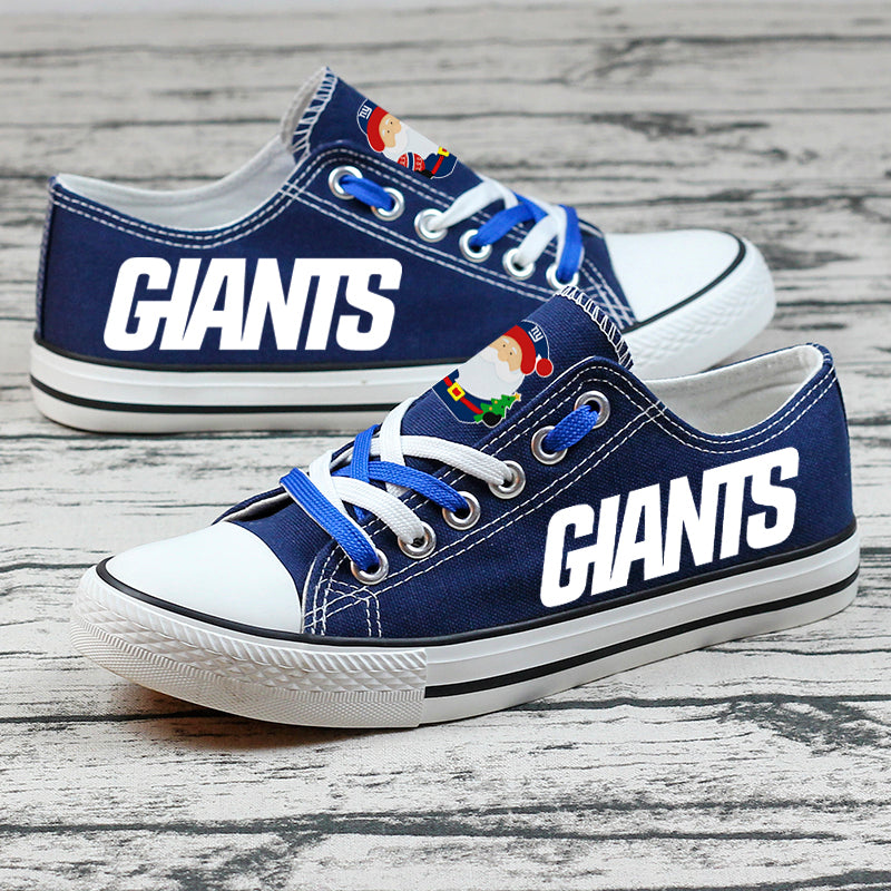New York Giants Low Top Canvas Sport Sneakers Shoes For Men Women Fans