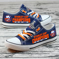 New York Islanders Low Top Canvas Sport Sneakers Shoes For Men Women Fans
