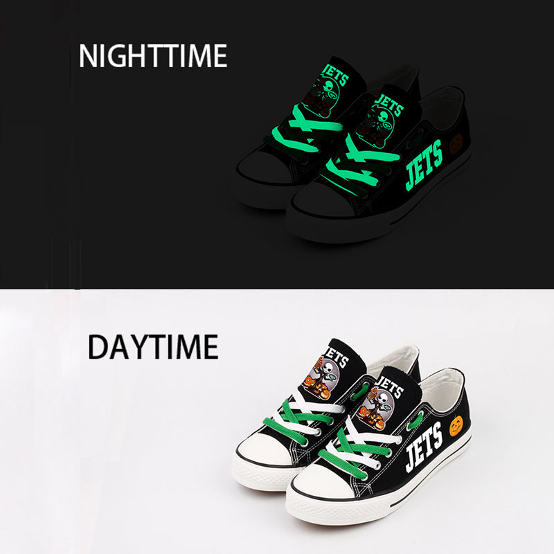 New York Jets Low Top Canvas Sport Sneakers Shoes For Men Women Fans