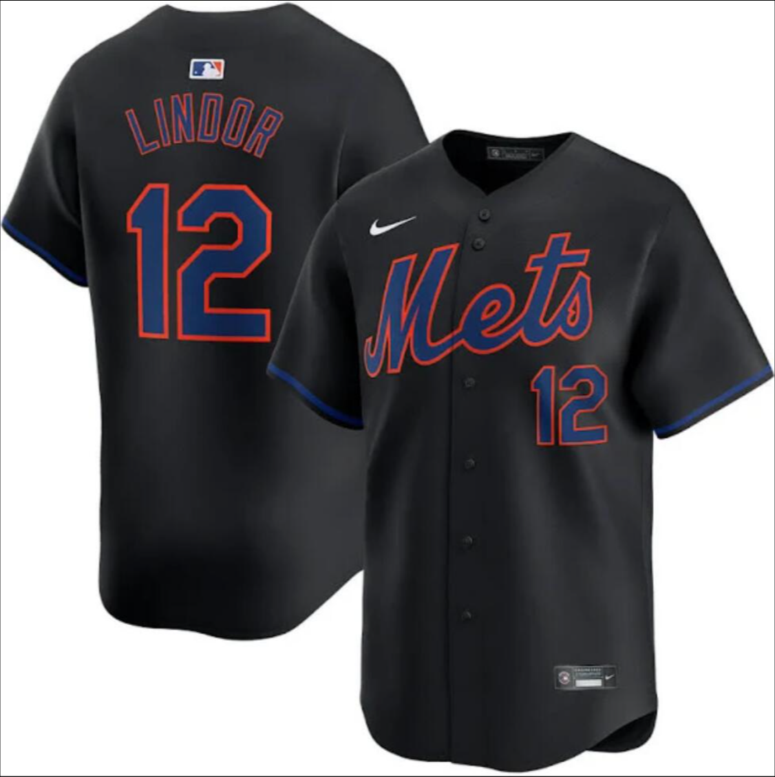 New York Mets #12 Francisco Lindor Jersey Stitched 2025