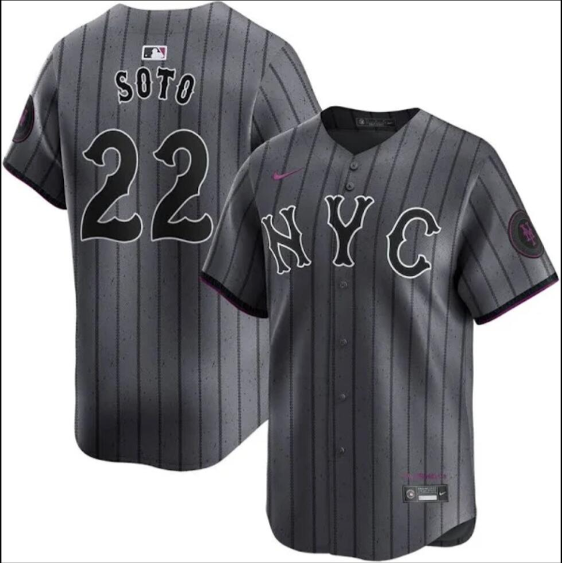 New York Mets #22 Juan Soto Jersey Stitched 2025