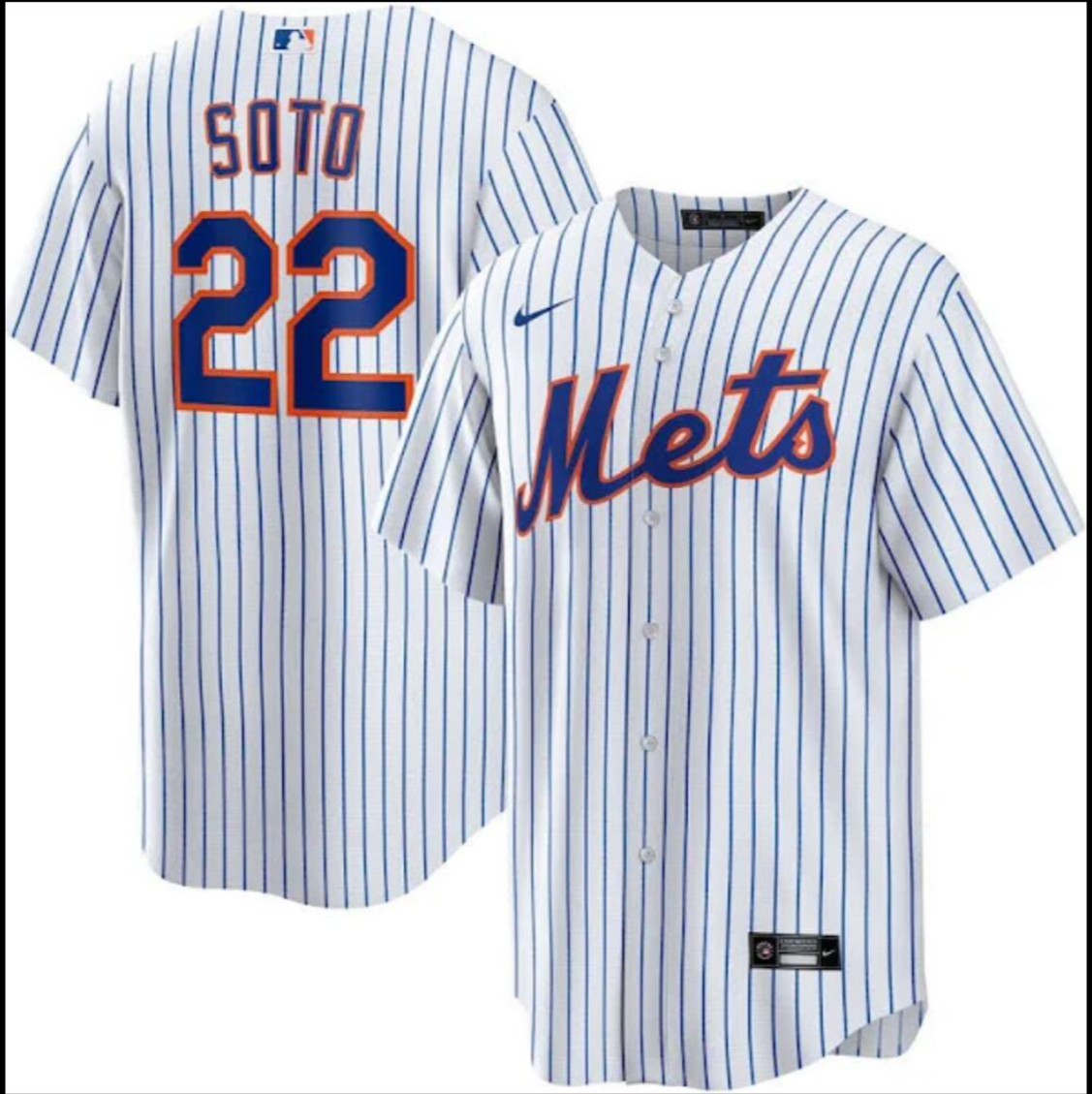 New York Mets #22 Juan Soto Jersey Stitched 2025
