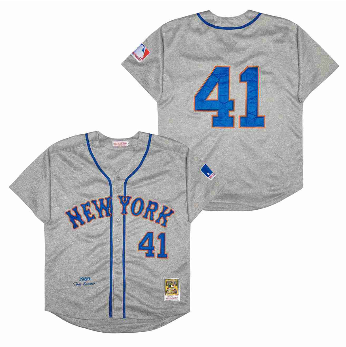 New York Mets #41 Tom Seaver Jersey Stitched 1969