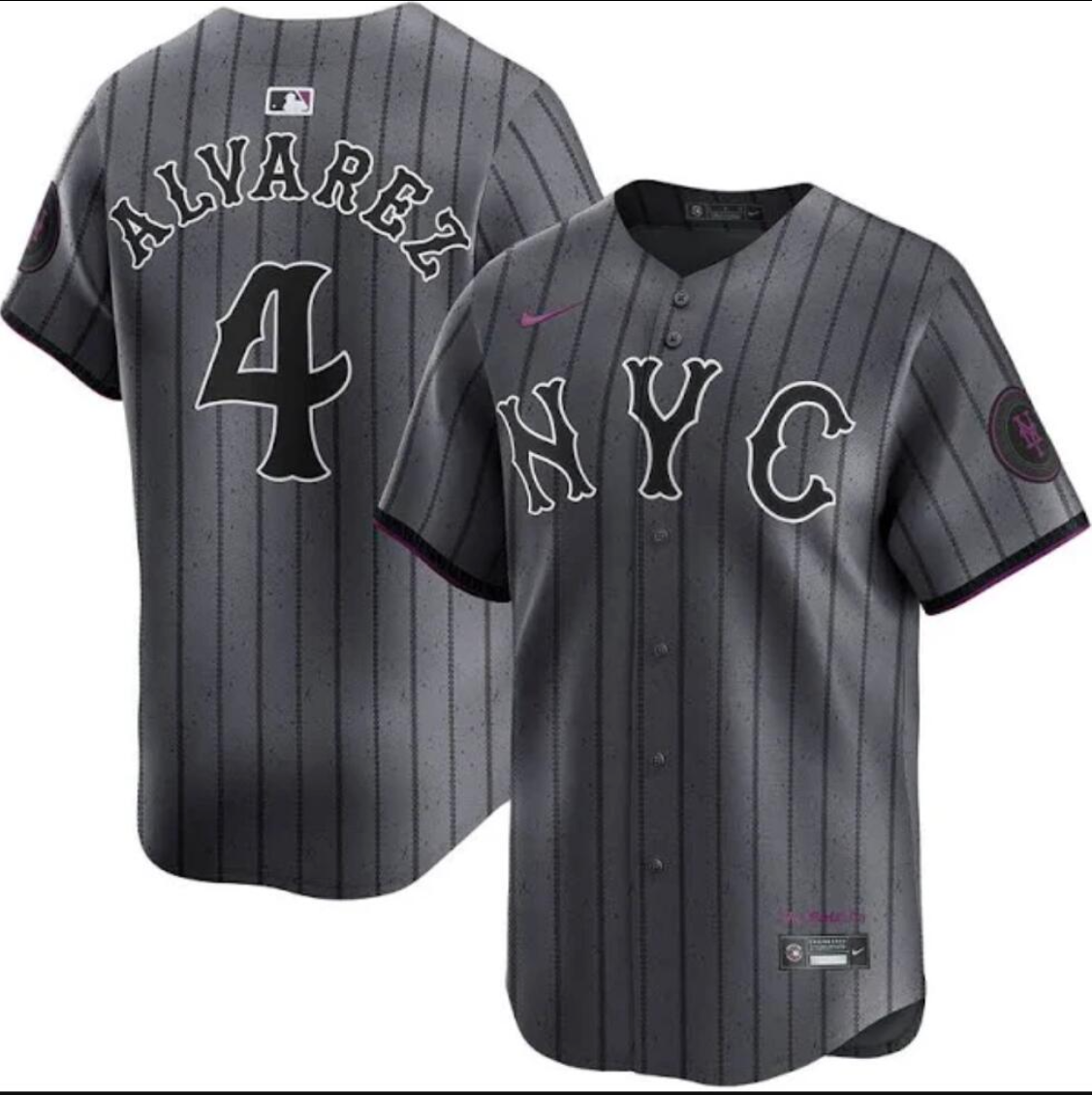 New York Mets #4 Francisco Alvarez Jersey Stitched