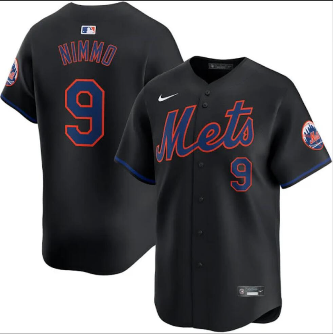New York Mets #9 Brandon Nimmo Jersey Stitched