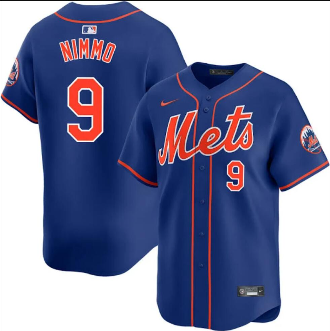 New York Mets #9 Brandon Nimmo Jersey Stitched