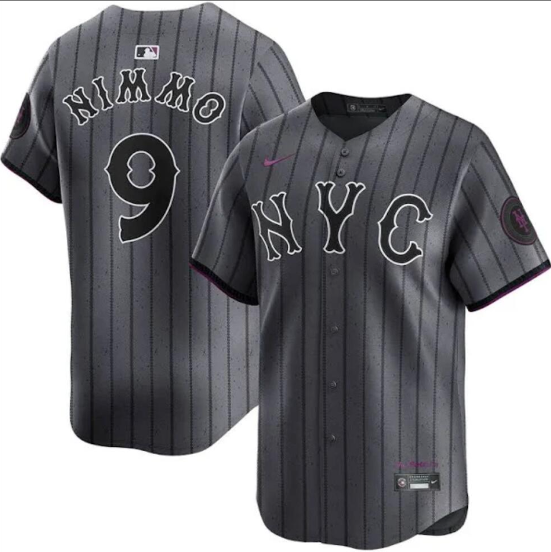 New York Mets #9 Brandon Nimmo Jersey Stitched