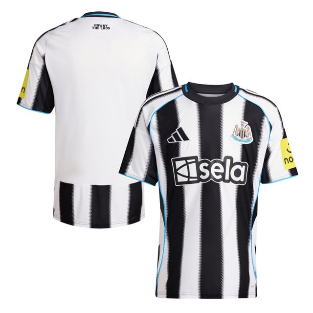 Newcastle United 2025-26 Home Match Jersey – White Black