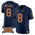 Nicco Marchiol Jersey #8 West Virginia Mountaineers 1965 Throwback Stitched