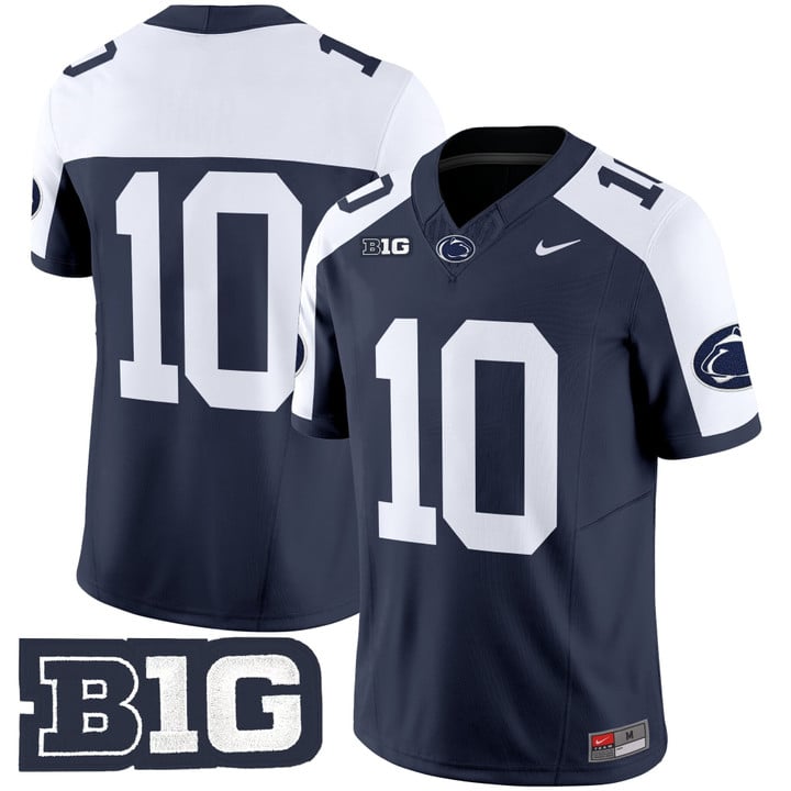 Nicholas Singleton Jersey #10 No Name Penn State Nittany Lions 2025