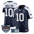 Nicholas Singleton Jersey #10 Penn State Throwback Pinstripe Bowl Stitched