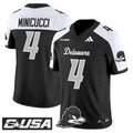 Nick Minicucci Jersey #4 Delaware Blue Hens 2025 Vapor Limited Stitched