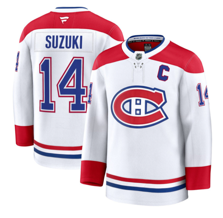 Nick Suzuki Jersey #14 Montreal Canadiens Timeless Premium Stitched 1992