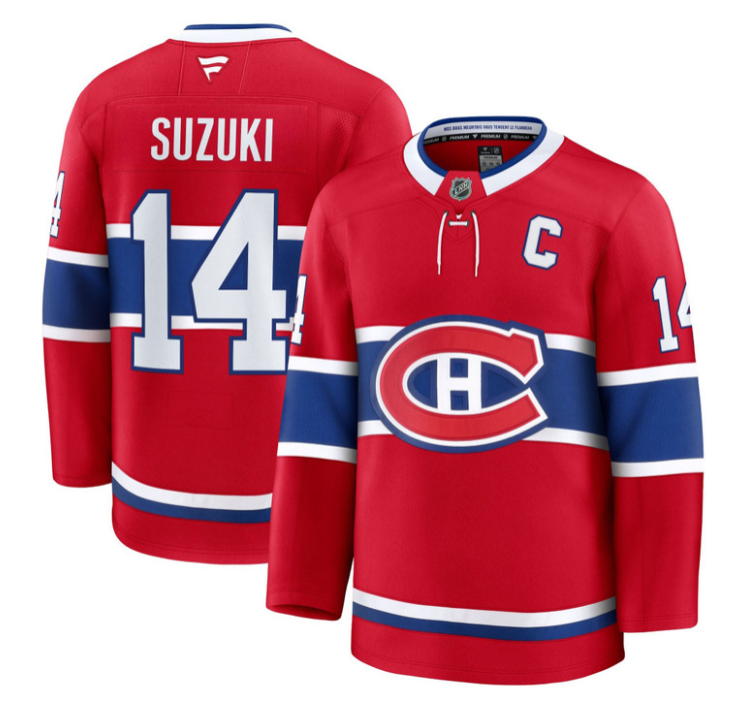 Nick Suzuki Jersey #14 Montreal Canadiens Timeless Premium Stitched 1992