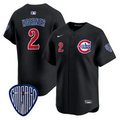 Nico Hoerner Jersey #2 Chicago Cubs Blue Alternate Vapor Premier Limited Stitched