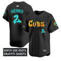 Nico Hoerner Jersey #2 Chicago Cubs Graffiti North Side Edition Stitched