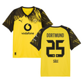 Niklas Sule #25 Borussia Dortmund 2025-26 Home Men Jersey – Yellow