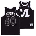 Nipsey #60 Hussle Victory Lap Movie Basketball Jersey Black
