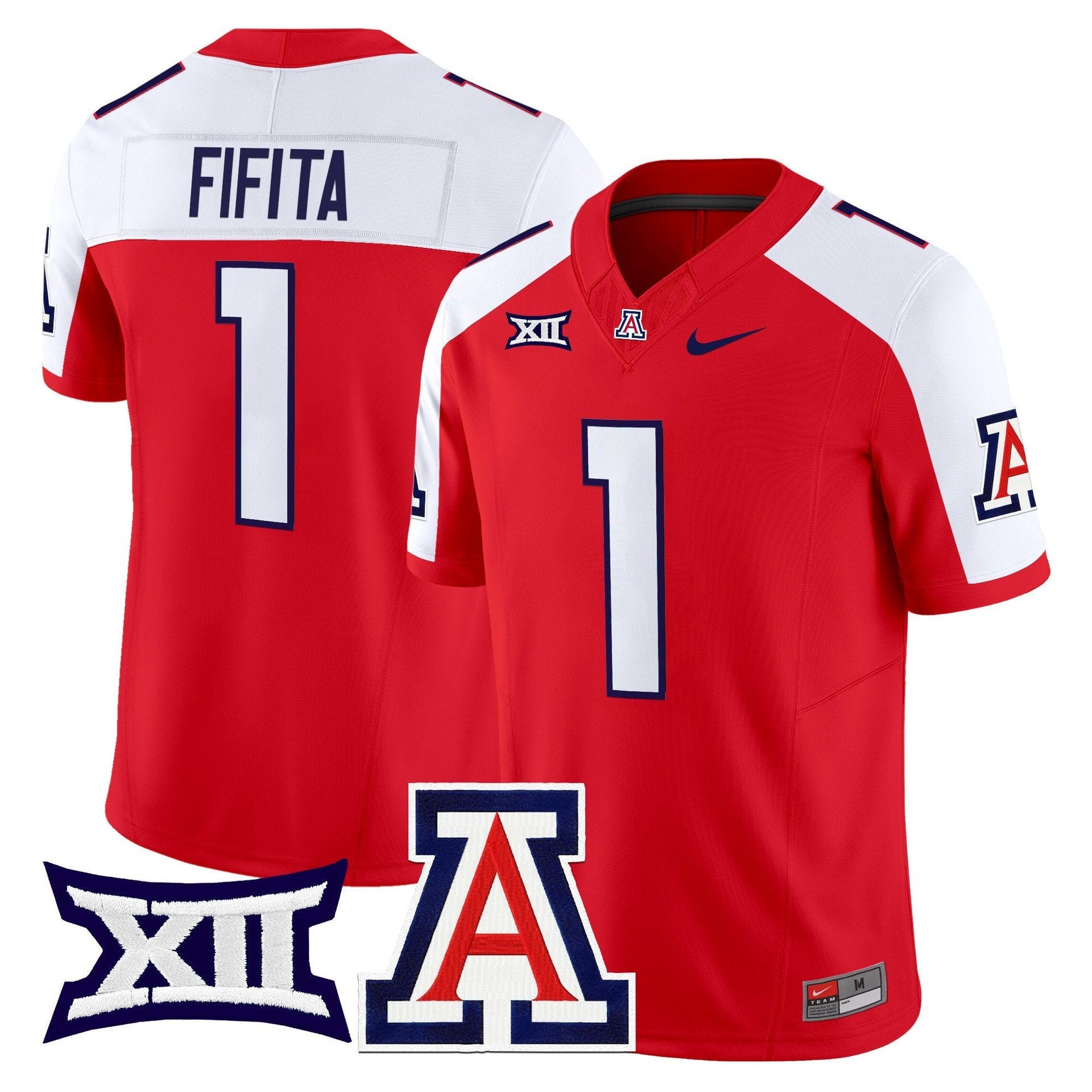 Noah Fifita Jersey #1 Arizona Wildcats 2025 Vapor Limited Stitched