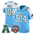 Nola Jersey #504 Tulane Green Wave 2025 AAC Championship Stitched
