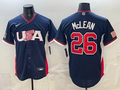 Nolan McLean Jersey #26 USA Baseball 2026 World Baseball Classic Stitched Navy