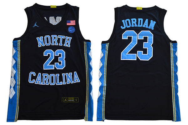 North Carolina Tar Heels #23 Jordan NCAA Basketball Jersey Black