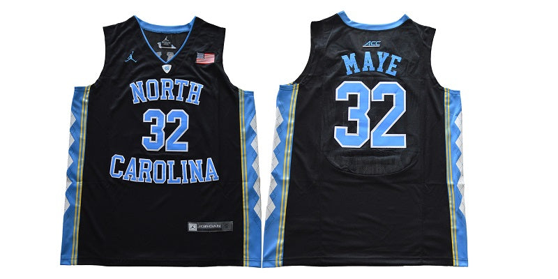 North Carolina Tar Heels #32 Maye NCAA Basketball Jersey Black