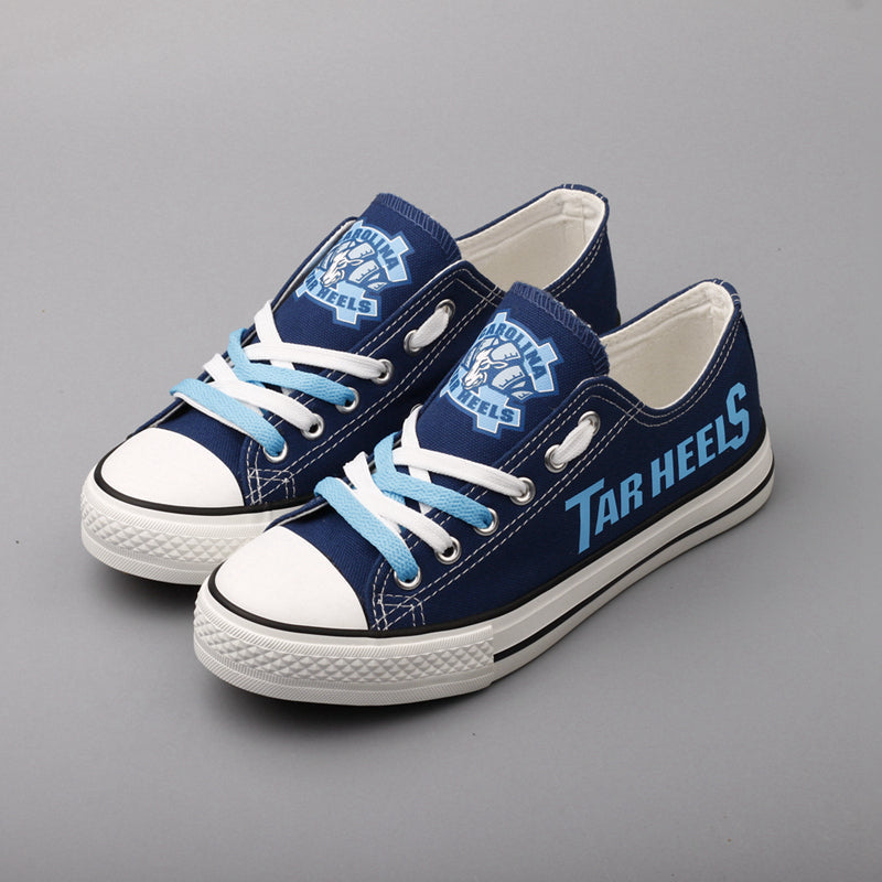 North Carolina Tar Heels Sport Sneakers Shoes For Men Women Fans