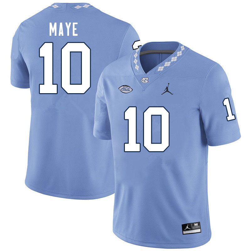 North Carolina Tar Heels Drake Maye Jersey #10 College Football