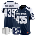 Northern Jersey #435 Utah State Aggies 2025 Vapor Limited Stitched Navy Alter