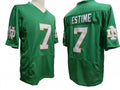 Notre Dame Fighting Irish #7 Audric Estime Vapor F.U.S.E. Limited Jersey Green