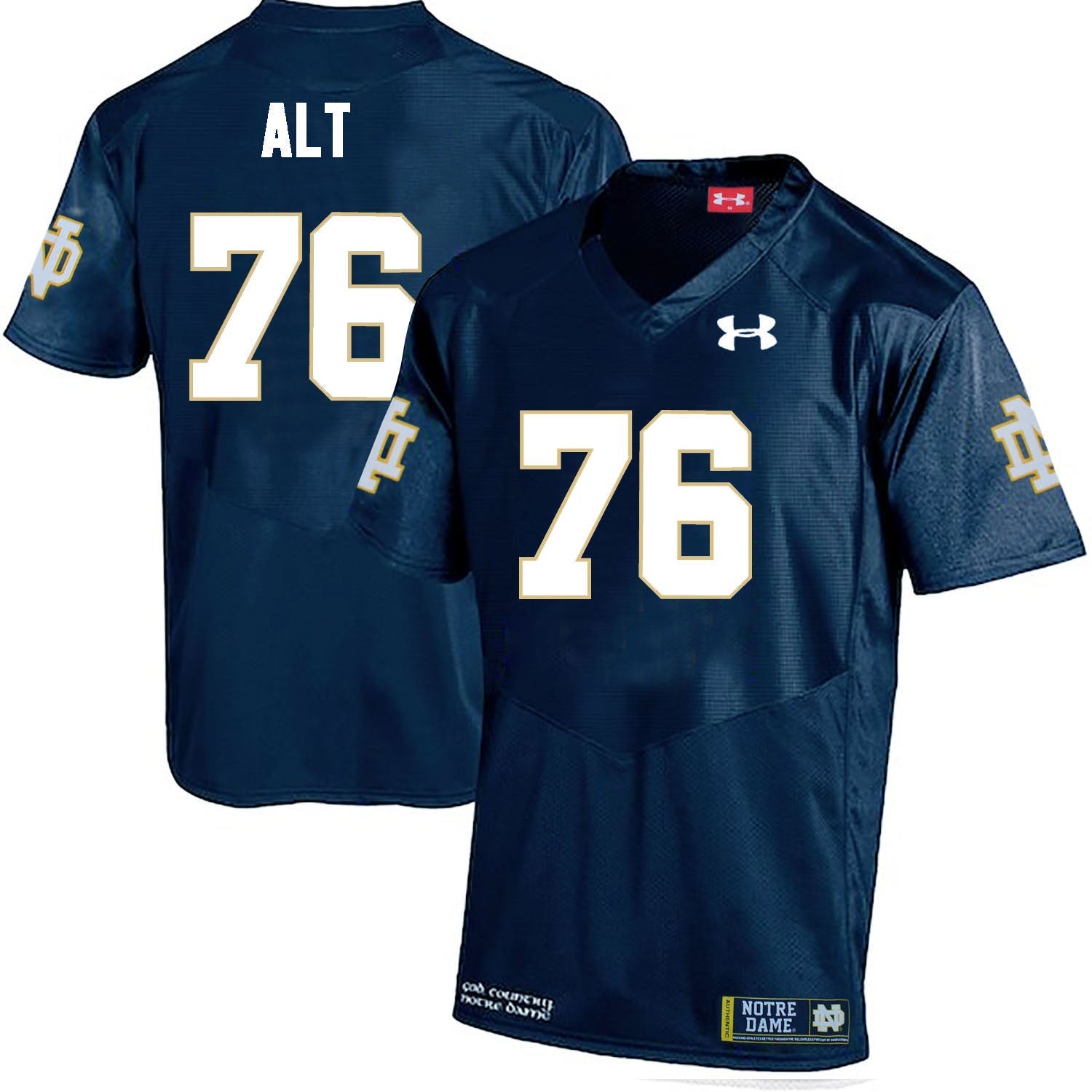 Notre Dame Fighting Irish Joe Alt Jersey #76 College Football