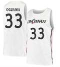 Ody Oguama Jersey Cincinnati Bearcats College Basketball White #33