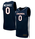 Olivia McGhee Jersey #0 Virginia Cavaliers NIL Basketball Navy