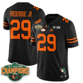 OJ Frederique Jr Jersey #29 Miami Hurricanes 2026 Fiesta Bowl Champions Stitched