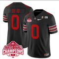 OH-IO Jersey #0 Ohio State 2025 CFP Patch National Champions
