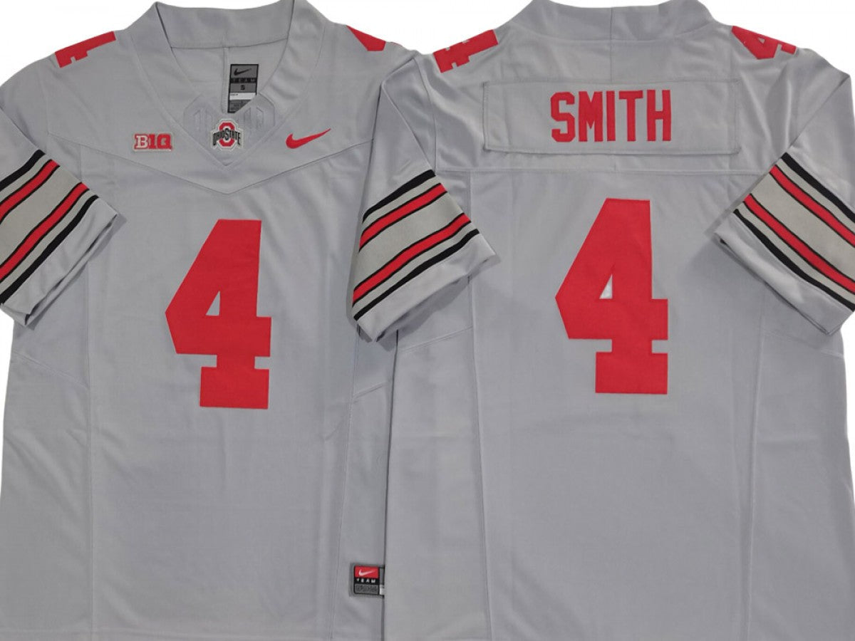 Ohio State Buckeyes #4 Vapor F.U.S.E. Limited Jersey - Jeremiah Smith Stitched