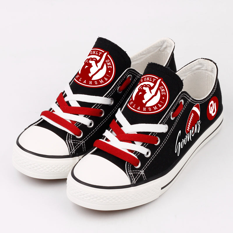 Oklahoma Sooners Sport Sneakers Shoes For Men Women Fans
