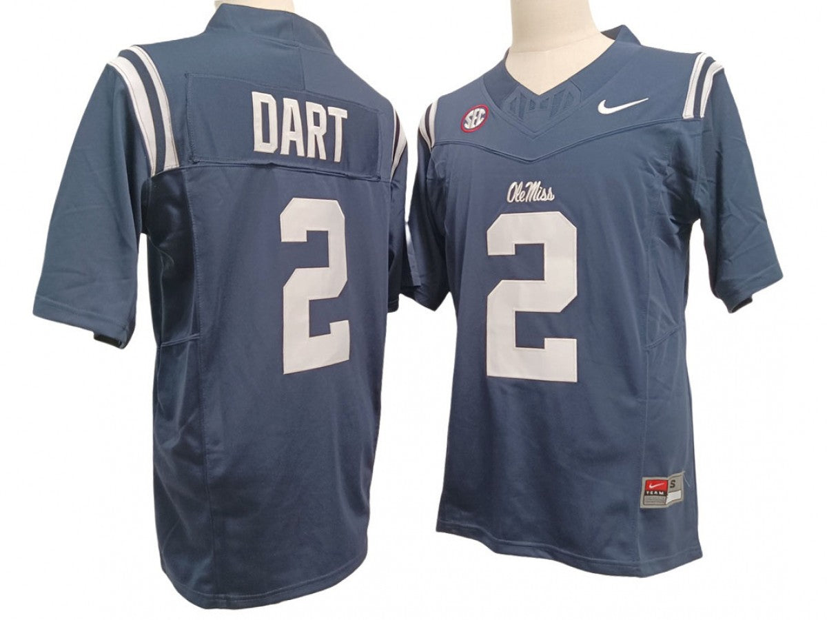 Ole Miss Rebels #2 Jaxson Dart Vapor F.U.S.E. Limited Jersey
