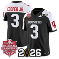 Omar Cooper Jr Jersey #3 Hoosiers 2025 National Champions 2026 Patch