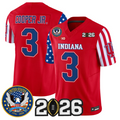 Omar Cooper Jr Jersey #3 Indiana Hoosiers America 250 Edition 2026 CFP Stitched
