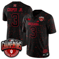 Omar Cooper Jr Jersey #3 Indiana Hoosiers Stranger Things Big 10 Champions Stitched