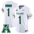 Omari Hayes Jersey #1 Tulane Green Wave 2025 City Edition Stitched