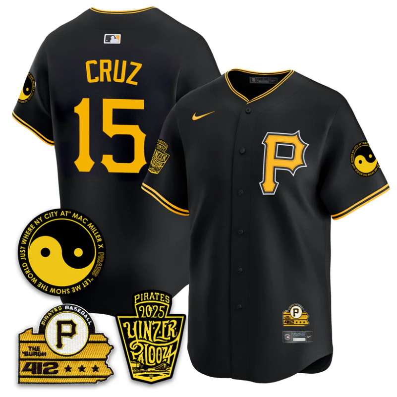Oneil Cruz #15 Jersey Pittsburgh Pirates Yinzerpalooza 2025 Stitched