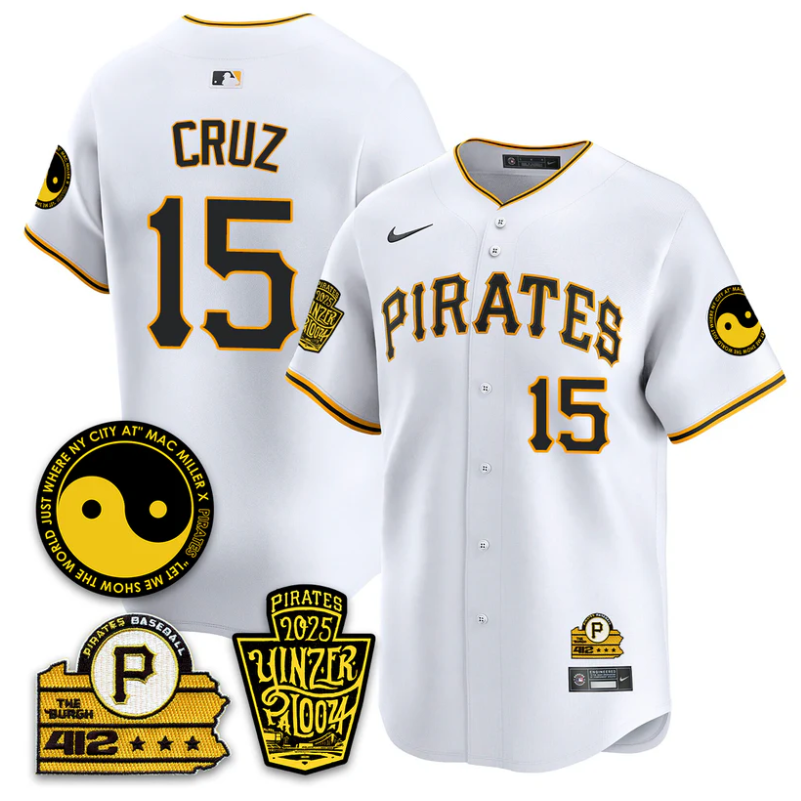 Oneil Cruz #15 Jersey Pittsburgh Pirates Yinzerpalooza 2025 Stitched