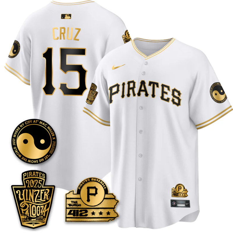 Oneil Cruz #15 Jersey Pittsburgh Pirates Yinzerpalooza 2025 Stitched