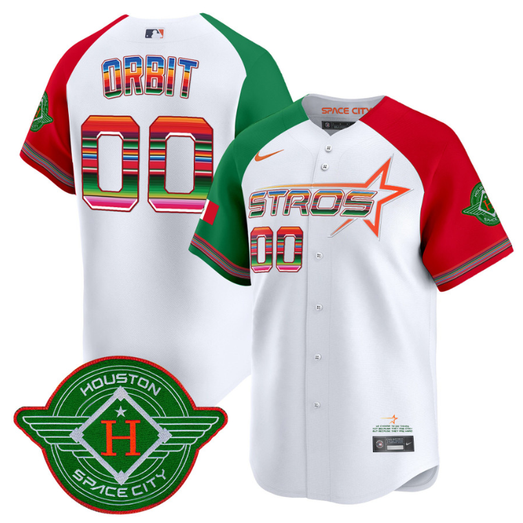Orbit Jersey #00 Astros 2025 City Connect Mexico Vapor Premier Limited Stitched
